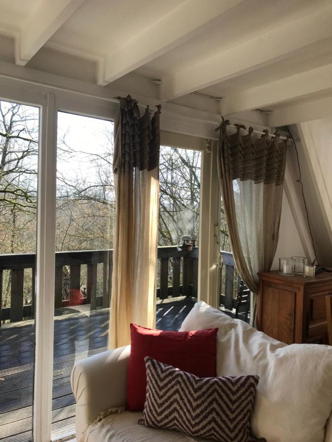 Heavenly Renovated Cabin Near Pittoresque Durbuy - Whistler Villa Exterior foto
